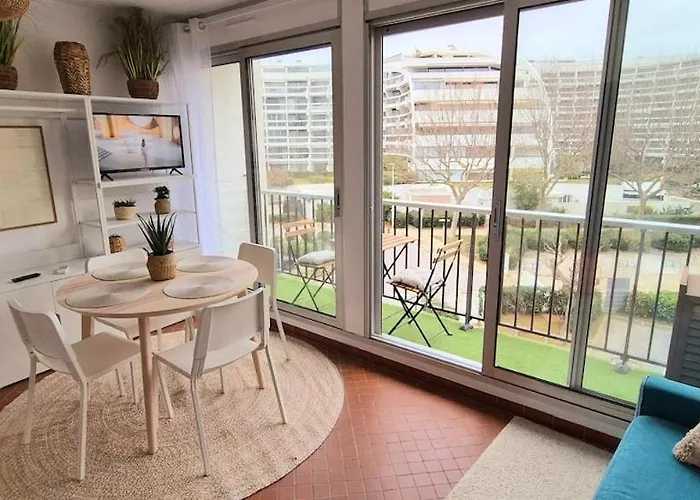 Belles Plages 1 ère Ligne Climatisé Apartamento La Grande-Motte